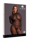 Le Désir Roxy - Leopard Open Knit Cat Suit - Size - Black