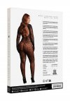 Le Désir Roxy - Leopard Open Knit Cat Suit - Size - Black
