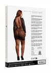 Le Désir Roxy - Sexy Leopard Mesh Cheeky Dress - Size - Black