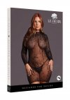 Le Désir Roxy - Sexy Leopard Mesh Cheeky Dress - Size - Black