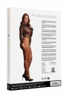 Le Désir Roxy - Sexy Leopard Mesh Crotchless Bodysuit - Size - Black