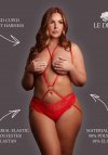 Le Désir Stupid Cupid - Heart Harness - Size - Red