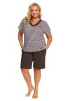 Doctor Nap Piżama damska w paseczki Plus Size PB.7471