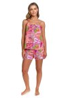 Doctor Nap kolorowy komplet letni hawaii PM.7428