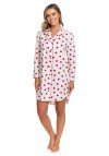 Doctor Nap Flanelowa koszula w urocze serduszka TM.7442