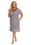 Doctor Nap Koszula nocna w paseczki plus size TB.7470