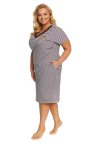 Doctor Nap Koszula nocna w paseczki plus size TB.7470