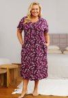Doctor Nap Długa koszula nocna w kolorze burgundy TM.4119