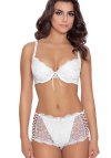 Róża Biustonosz push up Biustonosz Push-up Model Ginewra 19855 White