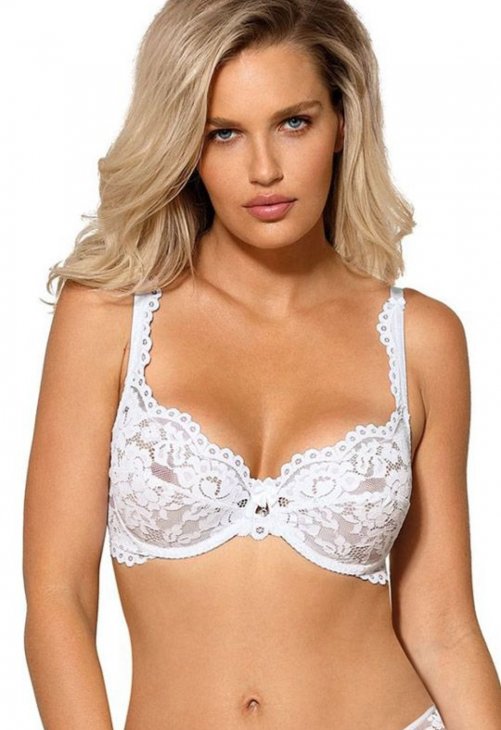 Róża Biustonosz Soft Model Newia 120371 White