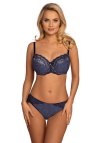 Vena Biustonosz push up Biustonosz Semi-Soft Model VB-448 Navy