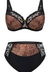 Vena Biustonosz Soft Biustonosz Semi-Soft Model VB-473 Cynamon/Black