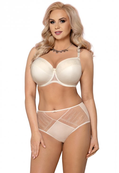 Vena Biustonosz push up Biustonosz Usztywniany Model VB-430 Ecru