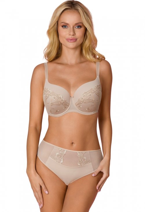 Vena Biustonosz push up Biustonosz Usztywniany Model VB-474 Nude