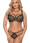 Vena Biustonosz Soft Biustonosz Semi-soft Model VB-323 Max Black/Beige