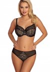 Vena Biustonosz Soft Biustonosz Semi-Soft Model VB-435 Black/Beige