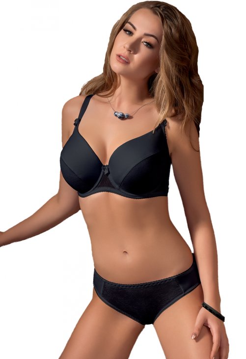 Vena Biustonosz push up Biustonosz Usztywniany Model VB-231 Black