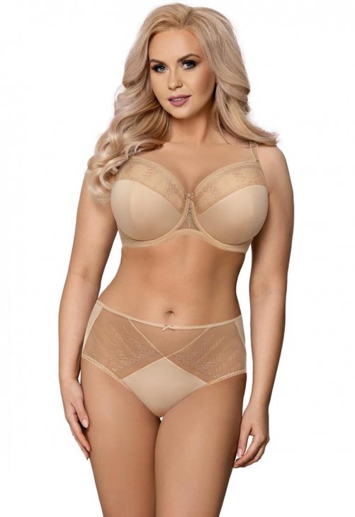 Vena Biustonosz push up Biustonosz Usztywniany Model VB-430 Beige