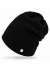 Dwuwarstwowa czapka damska prążkowana beanie Ajs 52-302