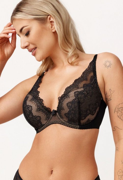 Azal Biustonosz Soft Biustonosz Semi-soft Model Wera 235384 Black