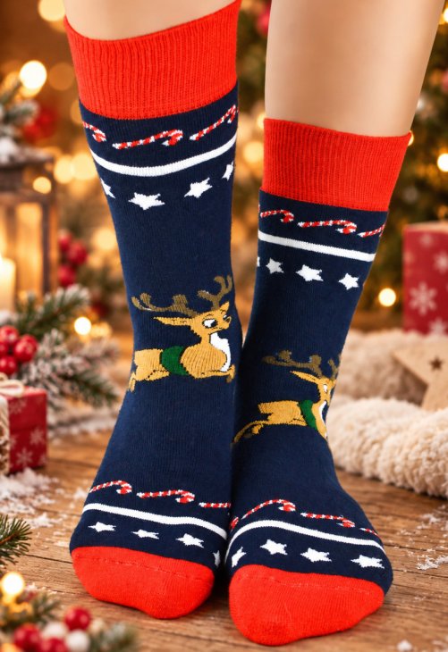 Noviti Skarp frotte XMAS z ABS Renifer EUR 39-42