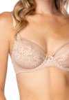 Producent bielizny damskiej mat lingerie Biustonosz miękki beż sonnet m-4001/2