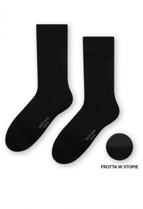 Steven SKARPETY MĘSKIE PÓŁFROTTE MERINO WOOL 130-47-50