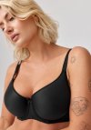 Azal Biustonosz push up Biustonosz Usztywniany Model Sonia 215094 Black