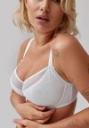 Azal Biustonosz Soft Biustonosz Semi-soft Model Vanessa 215163 White