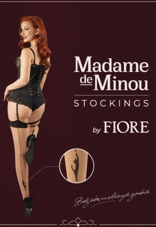 Fiore MINOU - Pończochy do paska 20 DEN