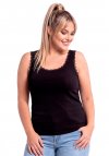 Donna 109 czarny plus size podkoszulek