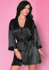 LivCo Corsetti Fashion Dorettela LC 90394 Black Beauty Onyx Collection szlafrok