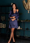 LivCo Corsetti Fashion Edelina Navy Blue LC 90520 Est Belle Collection szlafrok