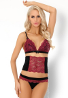 LivCo Corsetti Fashion Nerysa LC 90427 Pink Rosses Collection komplet 3 cz.